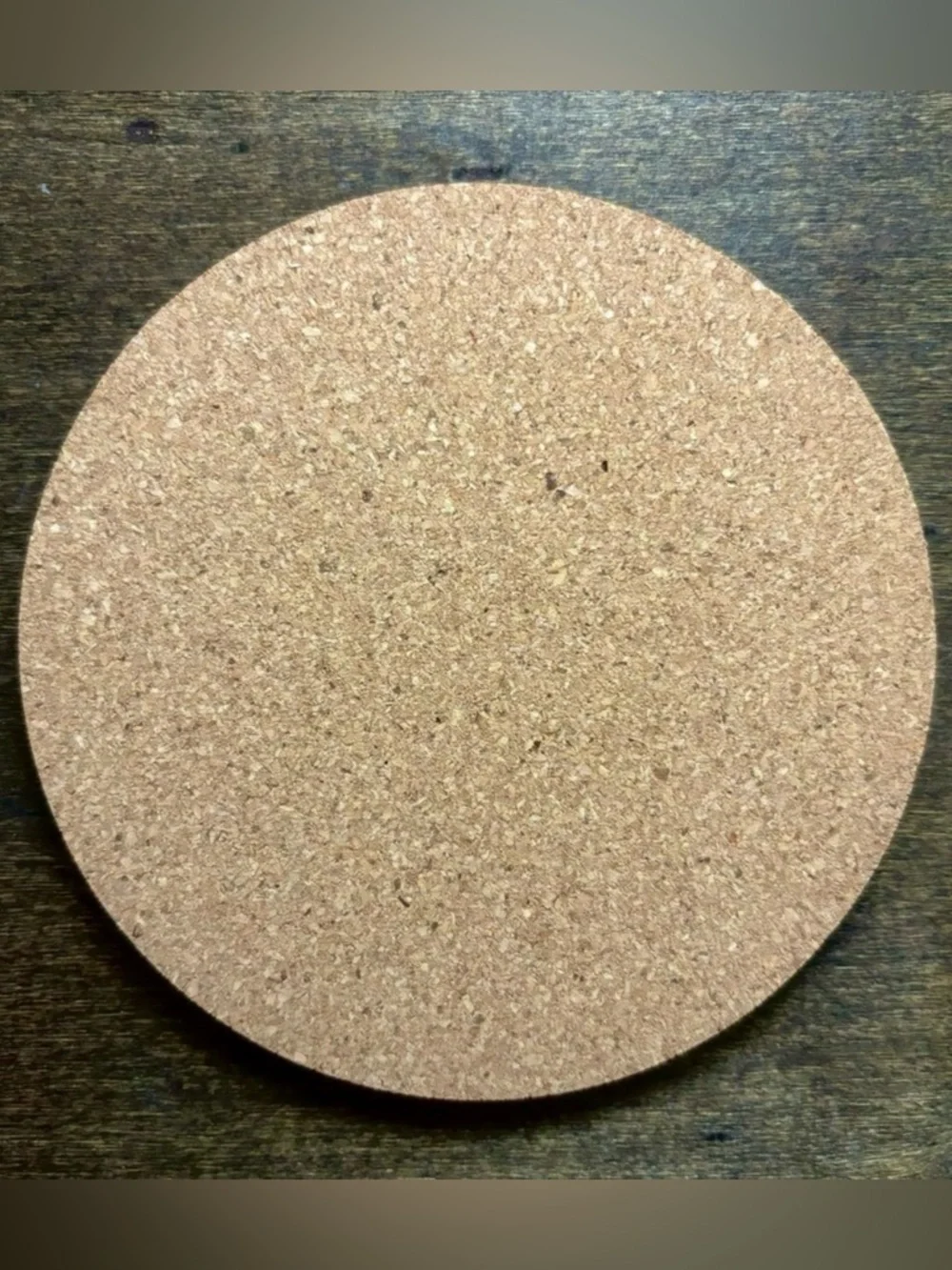 Capricorn Zodiac Sign Encircled Laser Engraved Cork Coaster